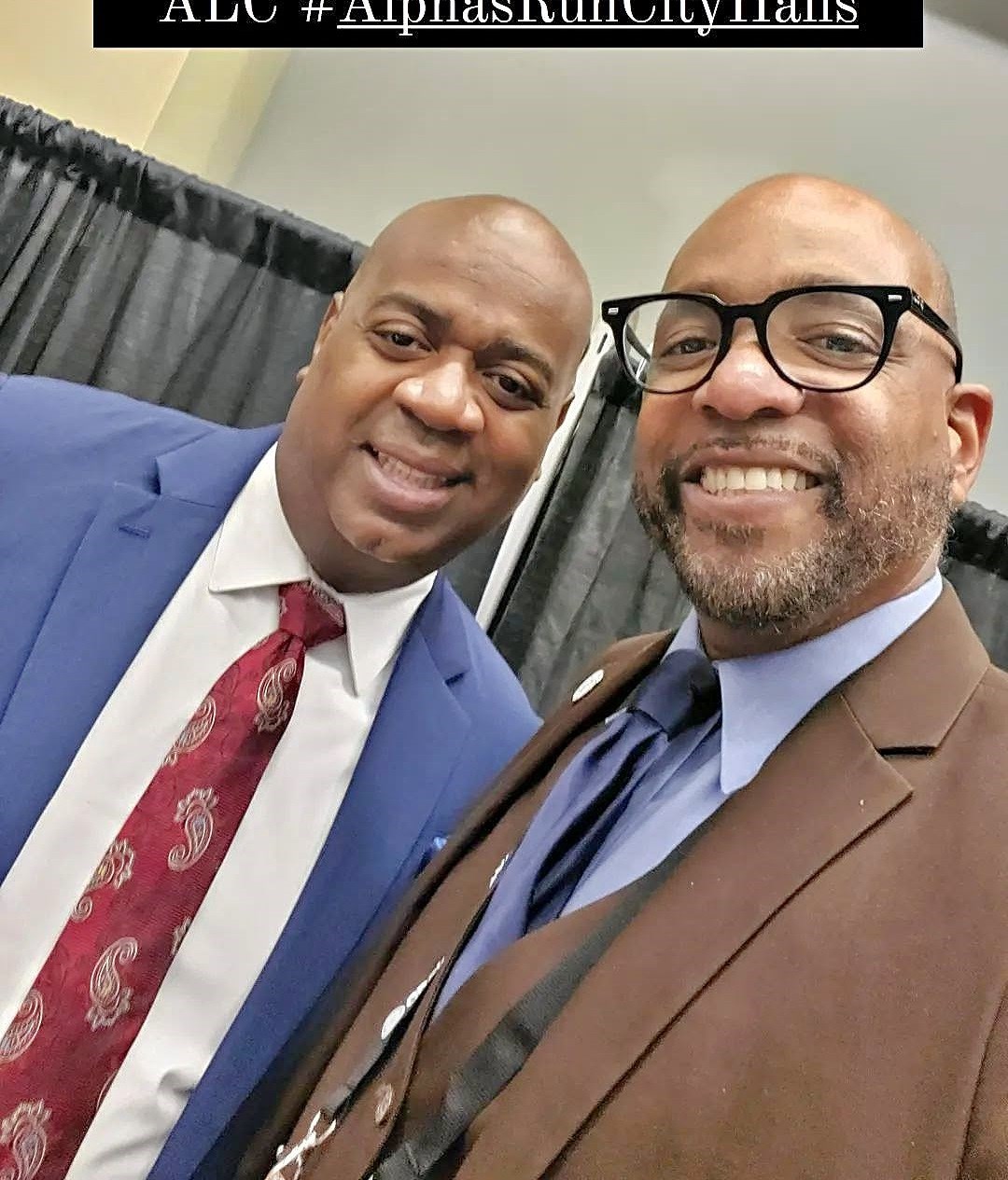 Ronald C. Rice with Newark Mayor Ras J. Baraka